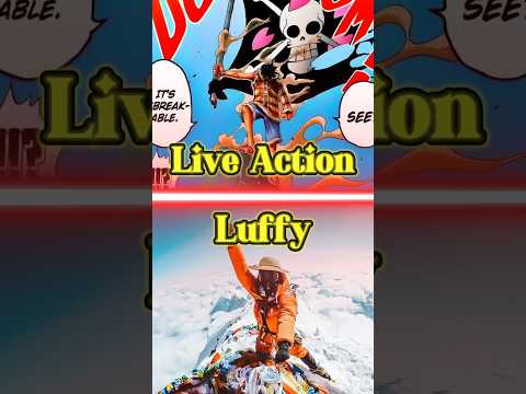 He climbed Mt Everest as Luffy… #anime #geetiyo #onepiece #luffy anime y