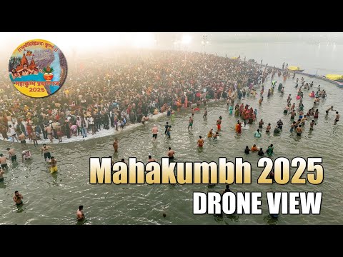 Mahakumbh 2025 - Paush Purnima Snan | Drone View #mahakumbh2025 #prayagraj