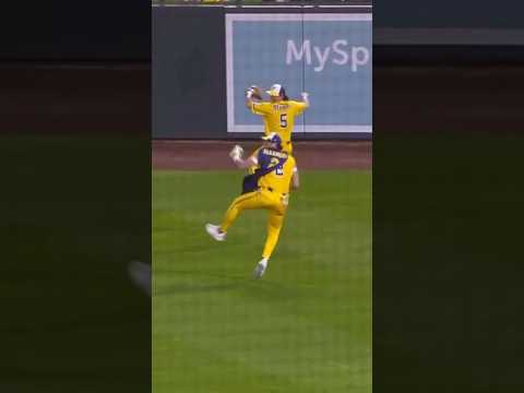 Superman Spin Trick Play #bananaball #trickplay #baseball #trending