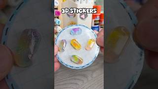 ✨3D DIY stickers!? #cutecrafts #papercraft #minicraft #diysticker #stikers #cute #crafts #craft