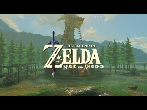 Relaxing video game zelda music mix while it's raining ambience to study, sleep and work.