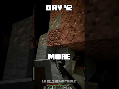 100 Days - [Minecraft Shorts] - Day 42 #minecraft #100days