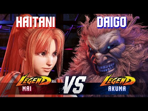 SF6 ▰ HAITANI (Mai) vs DAIGO (Akuma) ▰ High Level Gameplay