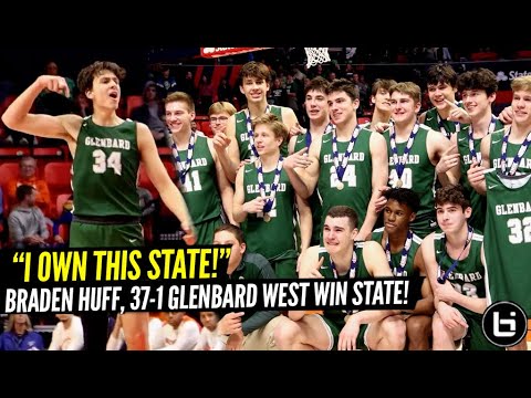 GLENBARD WEST, GONZAGA COMMIT Braden Huff vs CHICAGO WHITNEY YOUNG in Illinois State Title Game!