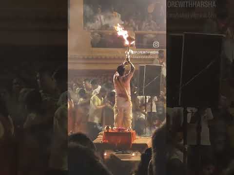 Ganga Aarti at @varanasi.    #travel #ganga #banaras