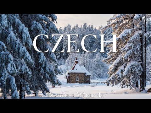 CZECH 4K - Winter Magic of Snowy Castles and Enchanting Forests - Calming Piano Music