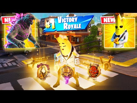 AGENT PEELY (GODZILLA PORTAL) vs NEW 3 MEDALLIONS & MYTHIC’S CHALLENGE (FORTNITE CHAPTER 6)