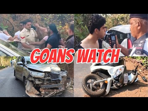 Tourist Rackless Driver Hit Goan Cars & Bikes  Mapusa Siolim Accident