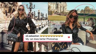 Instagram star slammed for incredibly awkward Photoshop fail