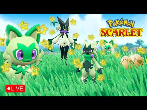 Shiny SPRIGATITO Hunt - Pokemon Scarlet & Violet