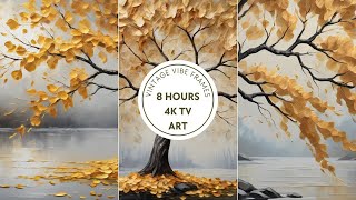 Vintage Autumn Scenes Art for Your TV | 4K Art Slideshow | Beautiful Seasonal TV Art | 8 Hours