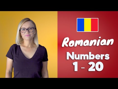 Romanian Numbers 1-20 | Romanian Language | Romanian in Three Minutes