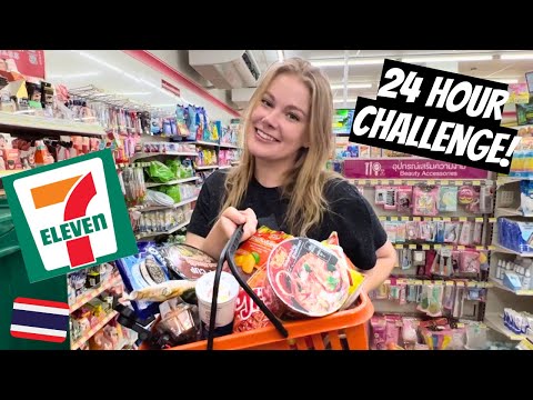 24 Hours of eating ONLY Thailand 7-ELEVEN 🇹🇭