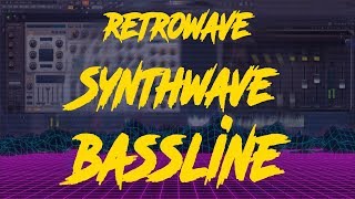 How to make Synthwave Bassline Free flp. Project Download