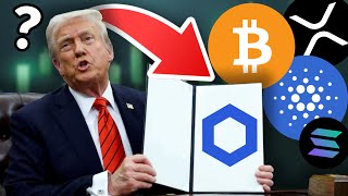 Major CHAINLINK News Next Week?! + Trump Announces Crypto Strategic Reserve !