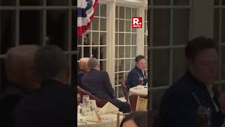 Elon Musk Balances Forks on Finger at Dinner with Trump, Internet Wonders About Mars Connection