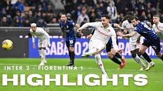 Highlights Inter vs Fiorentina 2-1 (Lautaro, Mandragora (r), Arnautovic)