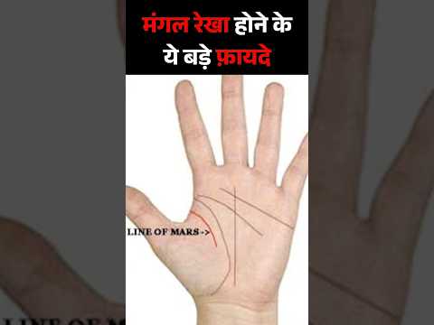 Mangal Rekha In Hand | आपके हाथ में है ऐसी Mangal Rekha | Palmistry Life Line | Palmistry #Palmistry