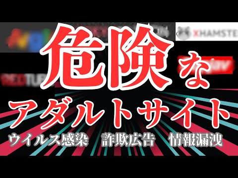 【危険なサイト６選】いつの間にか情報が抜かれている　無料の叡智サイトの恐怖