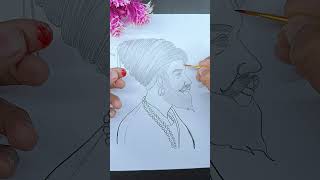 ❤‍🩹 Chhatrapati Shivaji Maharaj Tilak Using blood 🥺 #shorts #art #shivajimaharaj #trending