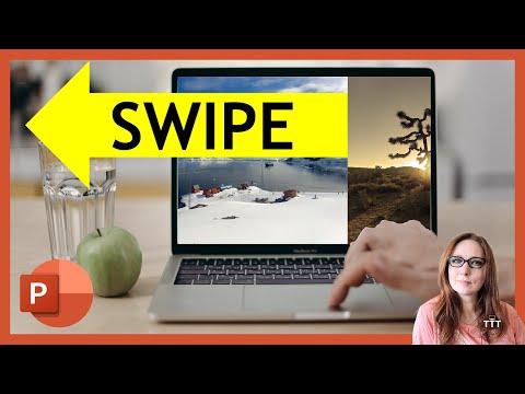 PowerPoint Swipe Effect Inside a Laptop/Tablet/Phone Screen | Step by Step Tutorial