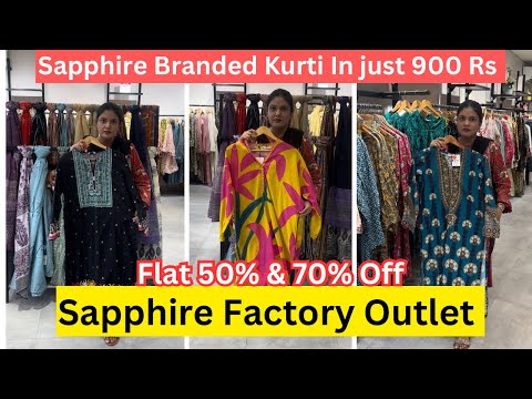 Sapphire Sale 50% 70% Off | Kurti Just In 900Rs | Latest Sapphire Winter Articles 🛍️