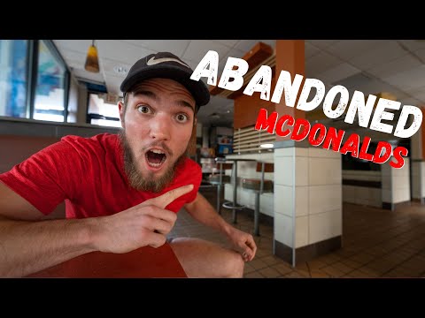 I SPENT THE NIGHT IN AN ABANDONED MCDONALDS