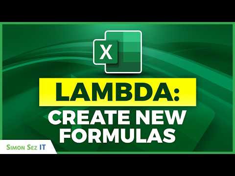 How to use LAMBDA: Create New Formulas in Excel