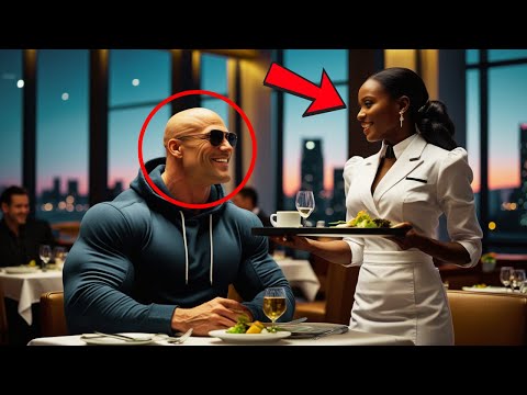 Black Waitress FIRED for Helping Dwayne Johnson, What Happens Next Will SHOCK You!