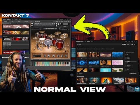 KONTAKT 7 - How To Get the Normal/Classic Interface 👍