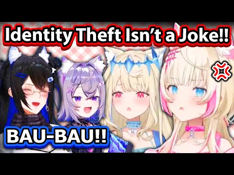 Mococo Was Enraged When Biboo and Nerissa Stole Her Identity and BAU BAU 【Hololive】