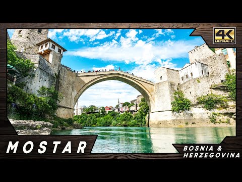 Mostar ● Bosnia and Herzegovina 🇧🇦 【4K】 Aerial Cinematic Drone [2023]