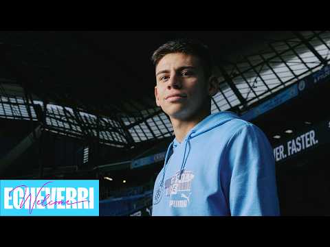 "I LIKE TO ATTACK" | Claudio Echeverri First Interview | Welcome to Manchester City ✍️