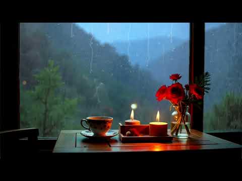 Rainy Evening with Piano: Ultimate Relaxation and Sleep #asmr #relax #meditation #rain #