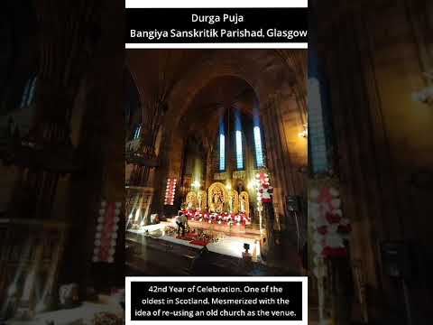 Durgapuja in Church #durgapuja2022 #scotland #video #church #glasgow #artwork #culture #unesco