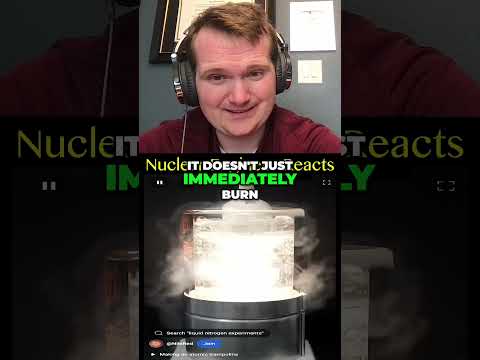 Light Bulb vs. Liquid Nitrogen - Nuclear Engineer Reacts to NileRed