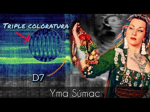 Yma Súmac - Chuncho -  ¿Triple coloratura? B2-D7. Análisis de músico y vocalista.