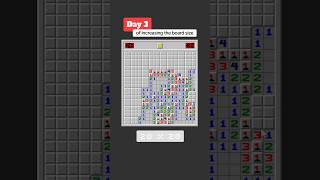 next up 25x25 🙂 | #minesweeper #challenge #xyzbc #tbt #fypシ #satisfying #speedrun