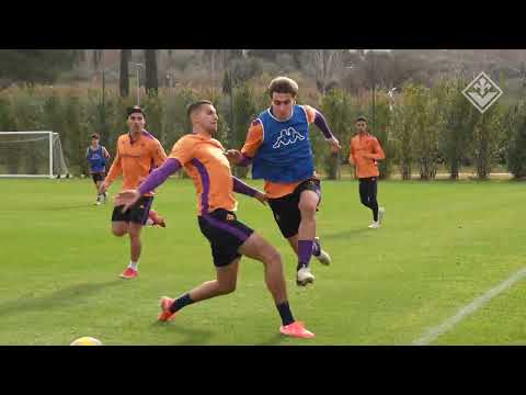 Fiorentina: Squadra in campo al Viola Park- tattica e partitella