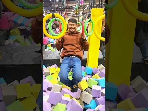 TRAMPOLINE PARK IN KOLKATA! (BEST) 😂 #shorts #vlog