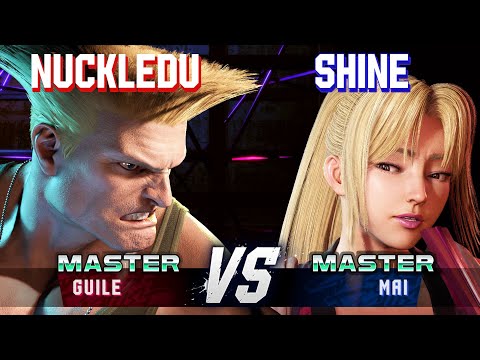 SF6 ▰ NUCKLEDU (Guile) vs SHINE (Mai) ▰ High Level Gameplay