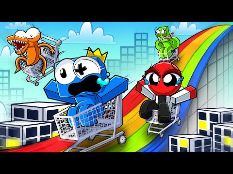 RAINBOW CART CRASHERS is FUNNIEST GAME EVER! (World Record)