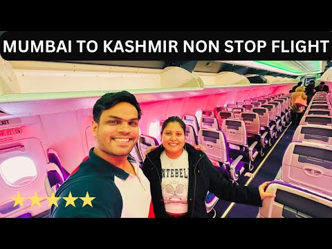 Mumbai to Srinagar NON STOP Flight Journey in Akasa Air BOEING 737 MAX | Kashmir in December Winter