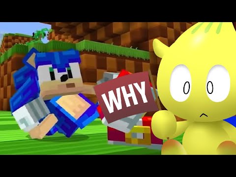 I Bought Minecraft Just to Play the New Sonic DLC. Here's How it Went.