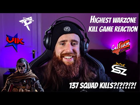 137 KILL WARZONE Reaction Breakdown! Highest Squad kills COD Warzone Reaction