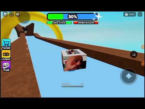 Roblox Slide SpeedRun, while Play Bad Piggies Theme