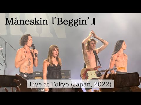 Måneskin 『Beggin’』 Live at TOYOSU PIT (Tokyo, Japan 2022)