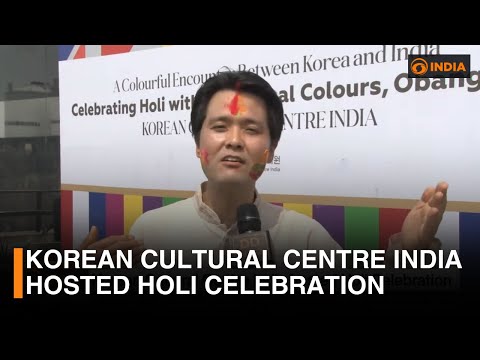 Korean Cultural Centre India hosted Holi Celebration