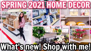 SPRING 2021 SHOP WITH ME FOR SPRING HOME DECOR IDEAS! TARGET + HOBBY LOBBY + DIY HOME UPDATE!