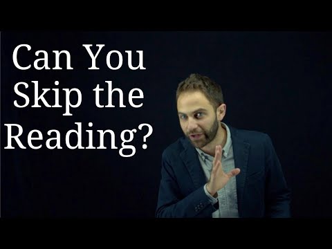 How much of the reading do you have to do in college courses?